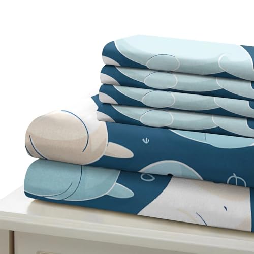 Housse de couette hypoallergique grand lit 260x220cm microfibre imprimé 3D - 7