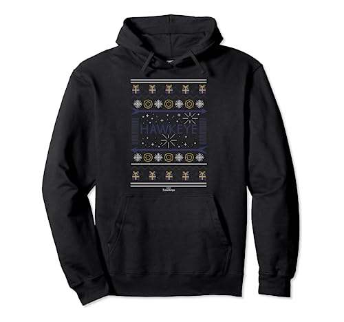 Sweat Marvel Hawkeye de Noël pull à capuche idéal pour vos soirées hivernales