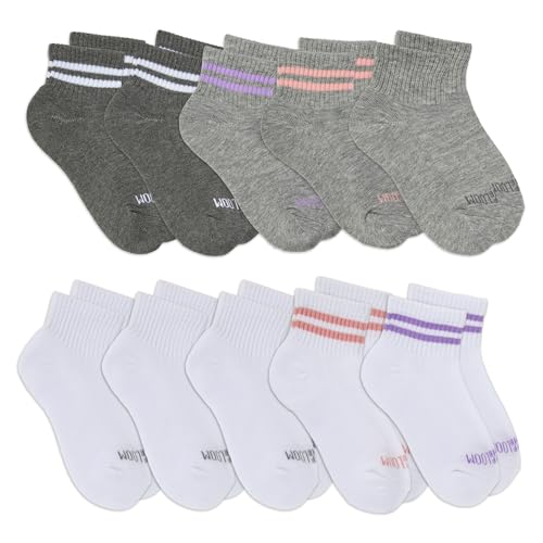 Image of Fruit of the Loom Girl's Everyday Essential Soft Cushion Socks