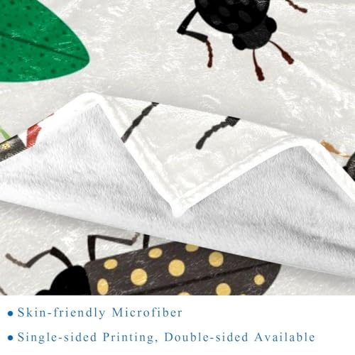 Couverture douce et confortable Different Beetles un cocon de chaleur pour lit et sofa - 3