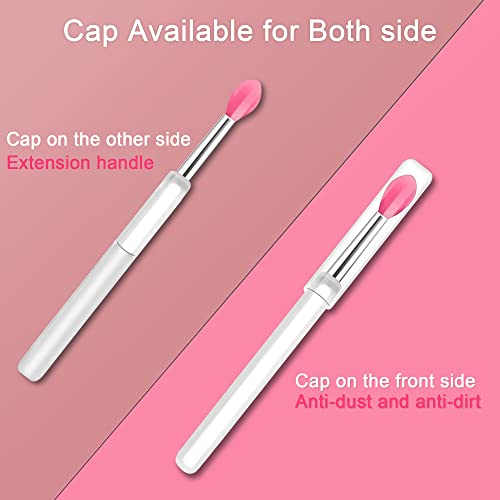 8Pcs Silicone Lip Brushes Lipstick Applicator Brushes,Makeup Brush, Perfect Applicators For Cream Lip Mask, Eyeshadow, And Lipstick (Multicolor) #TOP4