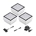 Produktbild ledscom.de LED Pflaster-Stein Gorgon Boden-Einbauleuchte für außen, 10x10cm, 12V, kalt-weiß 3er Set
