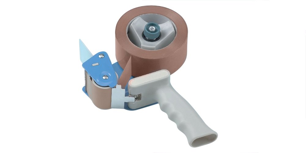 Charles Leonard Packaging Tape Dispenser, 3 Inch Core, for 2 Inch Width Tape, Beige, 1 Each (81520)