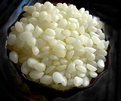 Pure White Beeswax Raw Organic Pastilles (Granules) for Health and Beauty Purpose 8.8 oz (250 GM)