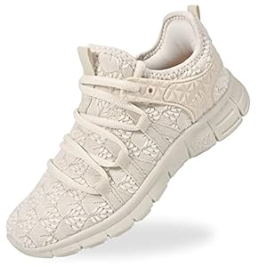 AOE Womens Fashion Walking Running Shoes Ultra Lightweight Breathable Mesh Tennis Shoes Non Slip Athletic Workout Gym Sneakers