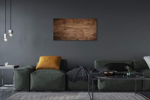 Tableau decoration murale Tulup texture bois impression luxe - 5