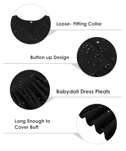 TIYOMI Plus Size Short Sleeve Tops for Women Buttons Up Shirts Summer Dressy Blouses Swing Tunics XL-5XL2