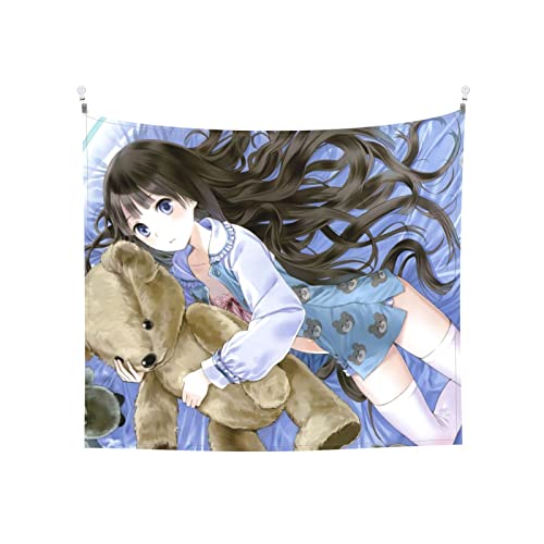 神様のメモ帳 タペストリー アニメ、リビングルーム、ベッドルーム、寮の装飾 パーソナルギフト150*130cm 神様のメモ帳 タペストリー アニメ、リビングルーム、ベッドルーム、寮の装飾 パーソナルギフト150*130cm