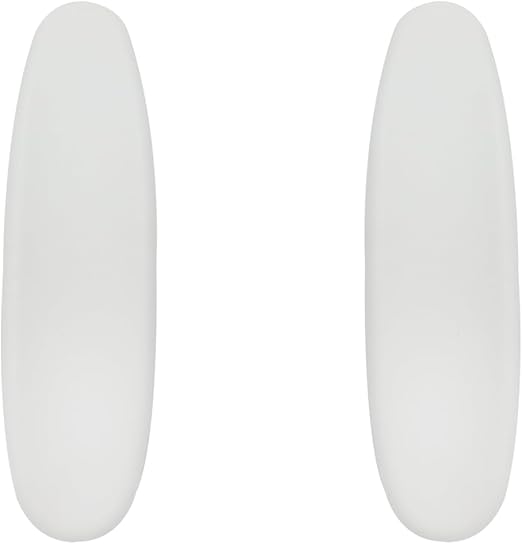 Wealrit 2 Pcs Office Chair Replacement Arm Pads, White