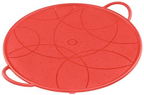 KUHN RIKON Tapa de Silicona, Rojo, 26 cms