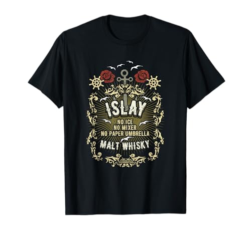 Whisky Design Islay Malt Original Islay Malt Whisky T-Shirt
