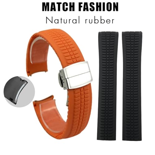 Bracelet caoutchouc pour Patek Aquanaut résistant avec broches - 3