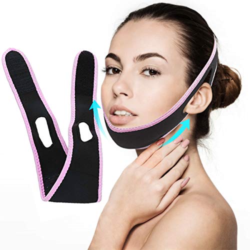 Mimeio Correa Adelgazante Facial, Cinturón De Estiramiento Facial, Correa De Barbilla De...