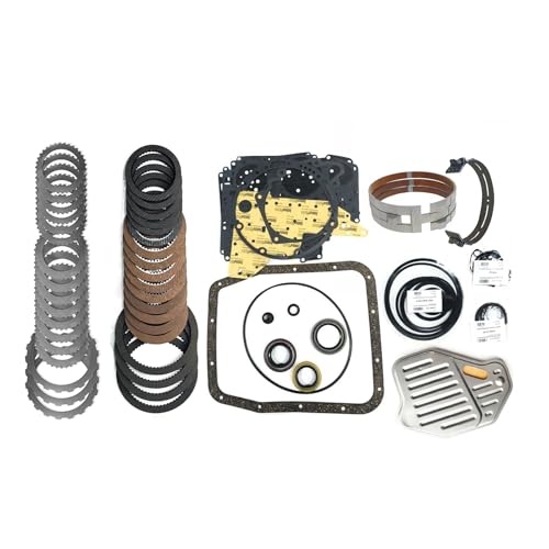 INGKAN 4R75E Transmission Rebuild Kit Overhaul w/Band Filter Fits for E150 F150 F250 Crown Victoria Mustang Expedition 2004-2014 Replace OE 4R70W 4R75W 4R70E 4R75E