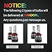 Sinoparcel H11 Low Beam/H9 High Beam LED Headlight and H8/H16/H11 Fog Light Bulbs - 6500K More Brighter - Halogen Replacement Conversion Kits,Pack of 2