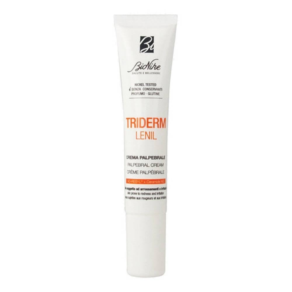 BioNike Triderm Lenil Crema Palpebrale 15 ml per Arrossamenti, Desquamazione, Prurito