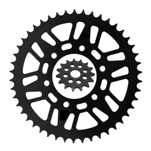 Pignon de moto 15T 46T CNC contre l'usure de chaîne pour Kawasaki EX650 EN650