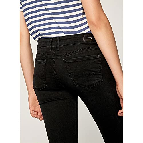 Pepe Jeans Damen Soho Skinny Jeans, Schwarz (Denim-S98), 29W / 32L – Ansicht 3