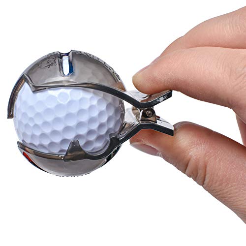 Cualfec 8 Pack Golf Ball Line Drawing Marker Golf Ball Liner Golf Ball Marking Tool Kit - 4 Golf Ball Marking Stencils and 4 Color Markers
