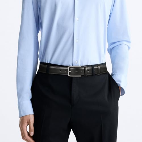 New Belt Men's Leather Pin Buckle Belt Men's Cowhide Intellectual/Trendy/Modern/Business Comfortable and stylish4