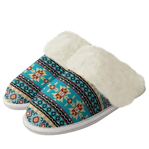 Womens House Slippers Warm Winter House Shoes Fluffy Memory Foam Indoor Home Shoes Cozy Slipper