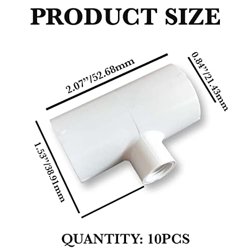 10 Pvc Tee For Threaded Red Chicken Nipples Or Threaded Brass Rabbit Nipples #TOP2