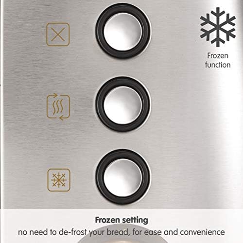 Morphy Richards 240116 Evoke 4 Slice Toaster, 7 Variable Browning Settings, Removable Crumb Tray, Reheat/Frozen/Cancel Function, Wide Slots for Thicker Bread, Cord Storage, Brushed & Rose Gold