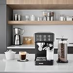 Aemojk Expresso and Cappuccino Coffee Machine One Touch Operation Suitable Office Coffee Maker with Automatic Milk Frother 20 Bar 1350W