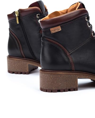 PIKOLINOS Flat Ankle Boots Leather Aspe for Woman4