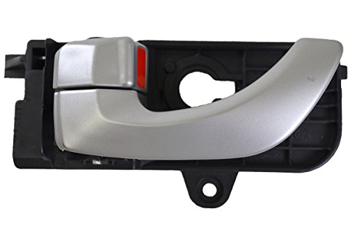 PT Auto Warehouse HY-2307P-FL - Inside Interior Inner Door Handle, Painted Silver - Driver Side Front