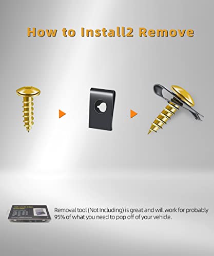 170Pcs U-Clip Screw Kit,Car U Clip With Screw,Auto Car U Nuts With Self Tapping Screw Spire U Clips Car Fastener Clips Set,Car Interior Assortment Kit For For Dash Door Panel Interior Trim Panels #TOP3