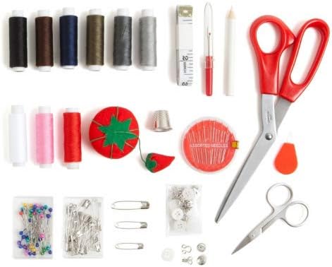 Best Professional Sewing Kit + Free Bonus EBOOK - Space Efficient Sewing Basket Alternative Offers 100 Premium Sewing Accessories