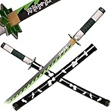 SV Handmade Anime Sword Cosplay Shinazugawa Sanemi Sword Katana 31 inches，Collectible Gifts