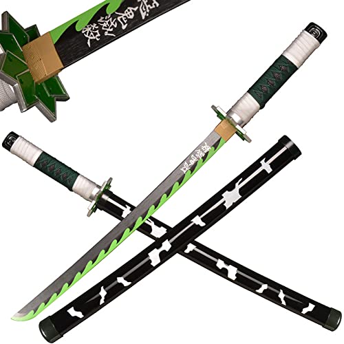 SV Handmade Anime Sword Cosplay Shinazugawa Sanemi Sword Katana 31 inchesï¼ŒCollectible Gifts