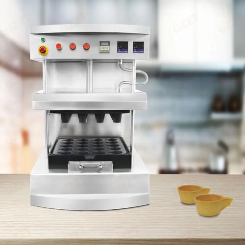 ZXCVBNMQ Coffee Cup Cake Machine, 3200W Automatic Cheese Egg Tart Shell Maker, Uniform Baking, with Molds, Rapid Prototyping, for Cake Shop, Coffee Shop