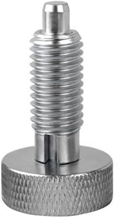 2Pcs Hand Retractable Spring Plunger with Knurled Handle, Stainless Steel Lock Out Quick Release Pins for Rolling Toolbox M10