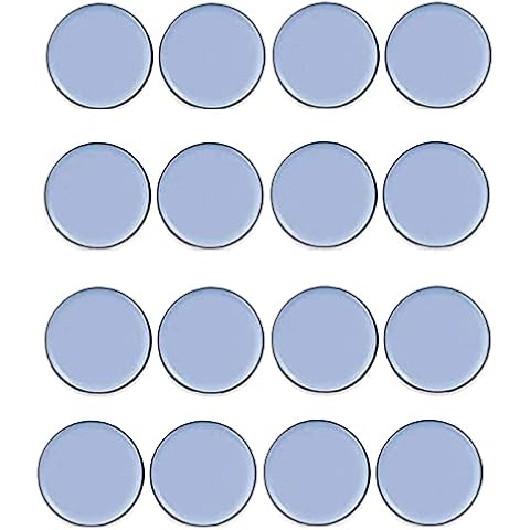THETAG 4CM Furniture Sliders and Gliders, Carpet Slider Round Shaped Self -Adhesive Chair Leg Sliders Floor Protector Pads for Moving Furniture Movers Carpet Gliders Glides 16PCS Cover