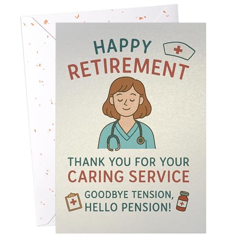 DORADUBO Happy Retirement Nurse Card ? ʔÃe[}̃O[eBOJ[hAtVOJ[h