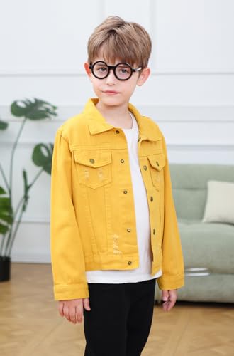 Image of Cromoncent Toddler Denim Jacket for Boys Girls