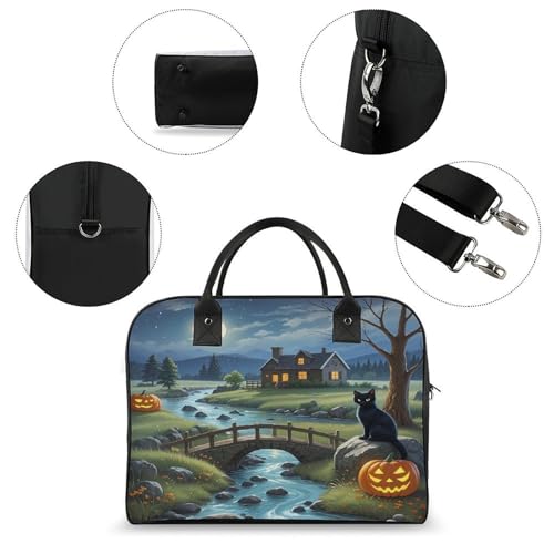 Bolso Maletín Negro Gato para Laptop y Oficina miniatura 6