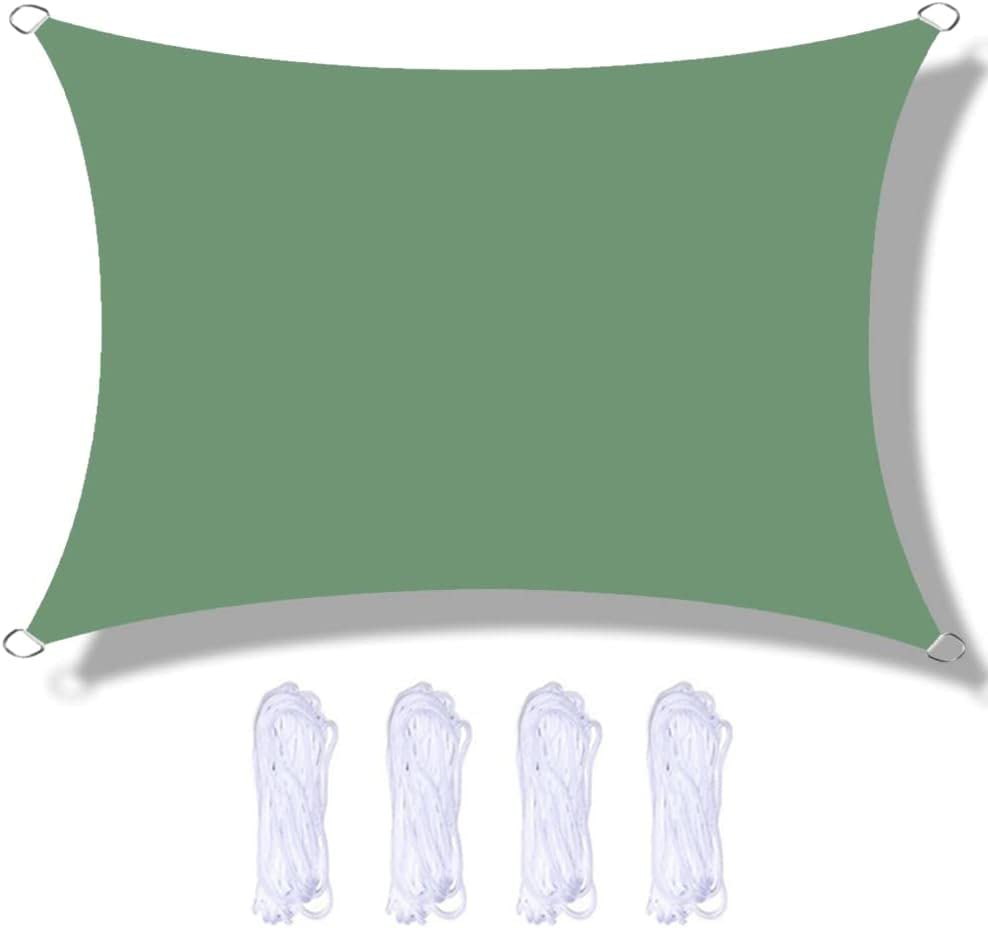 Voile d'ombrage imperméable résistant aux UV toile de protection 2x5 m