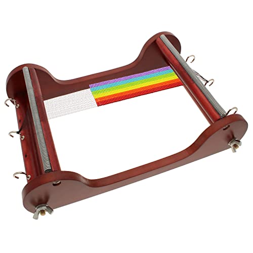 The Beadsmith Wooden Bead Loom, 11” X 7” X 3”, Includes Assembly Instructions, Use To Create Bracelets, Necklaces, Belts, And More #TOP4