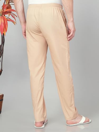 Image of Urban Scottish Solid Men's Lounge Pants 100% Cotton Pajama for men Night Pants Comfortable Regular Fit Track Pants Leisure-Wear Lower with an Elastic Waist-Band Casual Style, Machine Washable Pyjamas