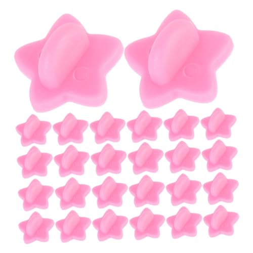 VILLCASE 200Pcs Star Shape Rubber Pin Backs Locking Butterfly Clutch Covers for Brooches Lapel Pins Hats Badges Durable Stylish Accessory for DIY Crafts and Projects
