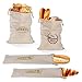 Sac à Pain En Lin Sac à Pain Réutilisable Sac à Pain Pour La Conservation Et La Congélation Pour La Boulangerie Le Rangement Alimentaire Pochon Courses Filet Baguette Brioche