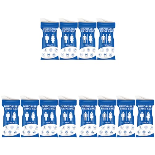 ARVALOLET Einweg-Urinbeutel 4er Set, Notfall, Auslaufsicher, Ideal for Unterwegs, Schwangere & Kinder