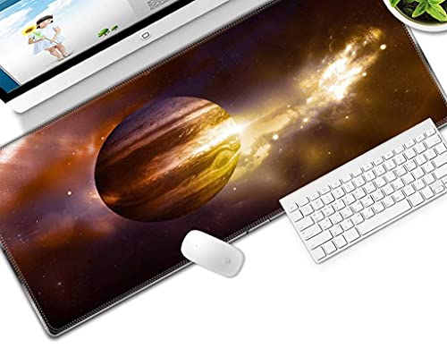 Tapis de souris XXL galaxie pour décorer un bureau gamer PC