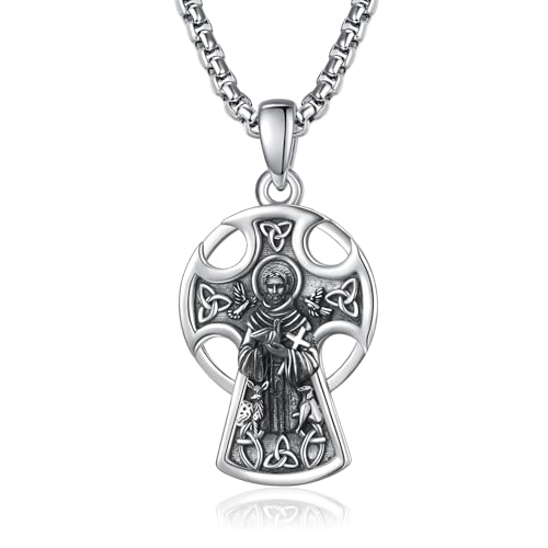 KINGWHYTE ���t�����V�X�R�\���˃l�b�N���X �j���p 925�X�^�[�����O�V���o�[ ���t�����V�X �P���g�\���� ����� �y���_���g�l�b�N���X �ی�W���G���[ �@���M�t�g �j�����p