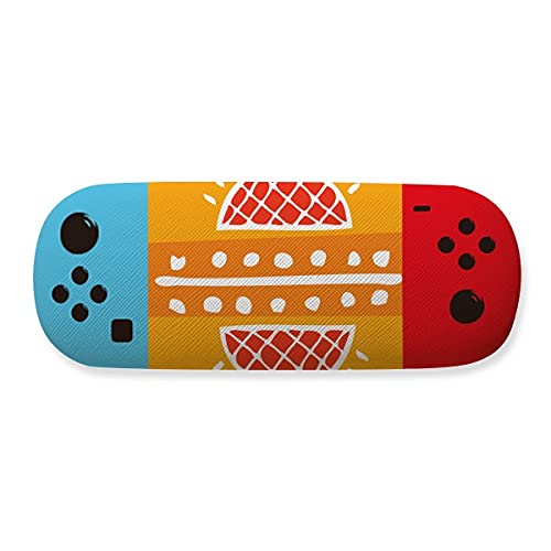 Étui de rangement pour lunettes au motif de totems mexicains