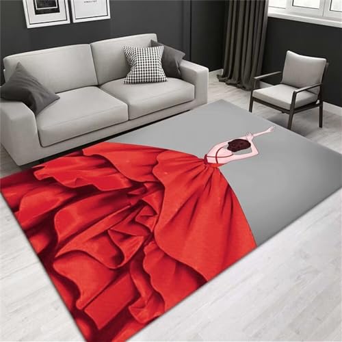 Kunsen Teppiche Groß Für Wohnzimmer Landschaftsdekoration, Wohnzimmerdekoration großer Teppich...